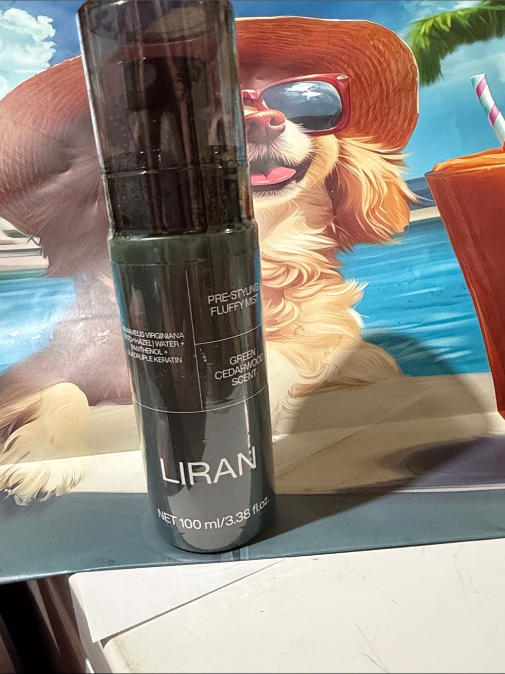 LIRAN Pre-Styling Fluffy Mist - Dark Green Bottle